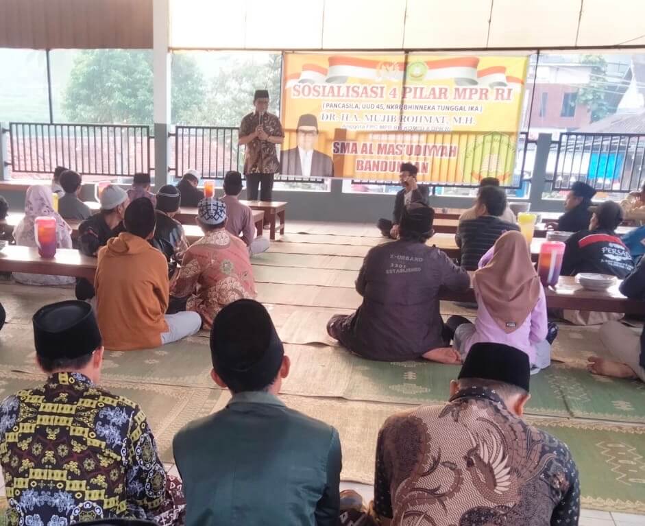Mujib Rohmat Sosialisasi Empat Pilar Kebangsaan Di Kecamatan Blater