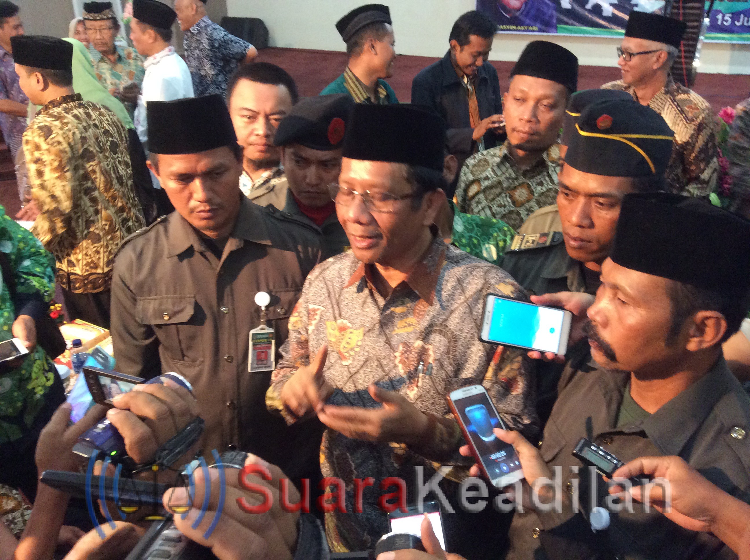 Mahfud MD Enggan Jawab Dirinya Cawapres Terkuat Jokowi