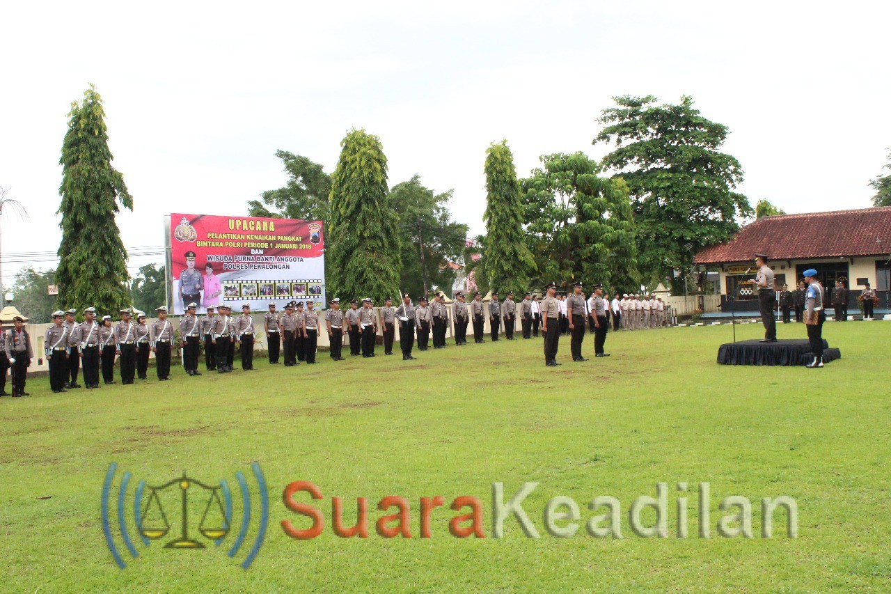 Polres Pekalongan Gelar Apel Konsolidasi Operasi Lilin Candi 2017