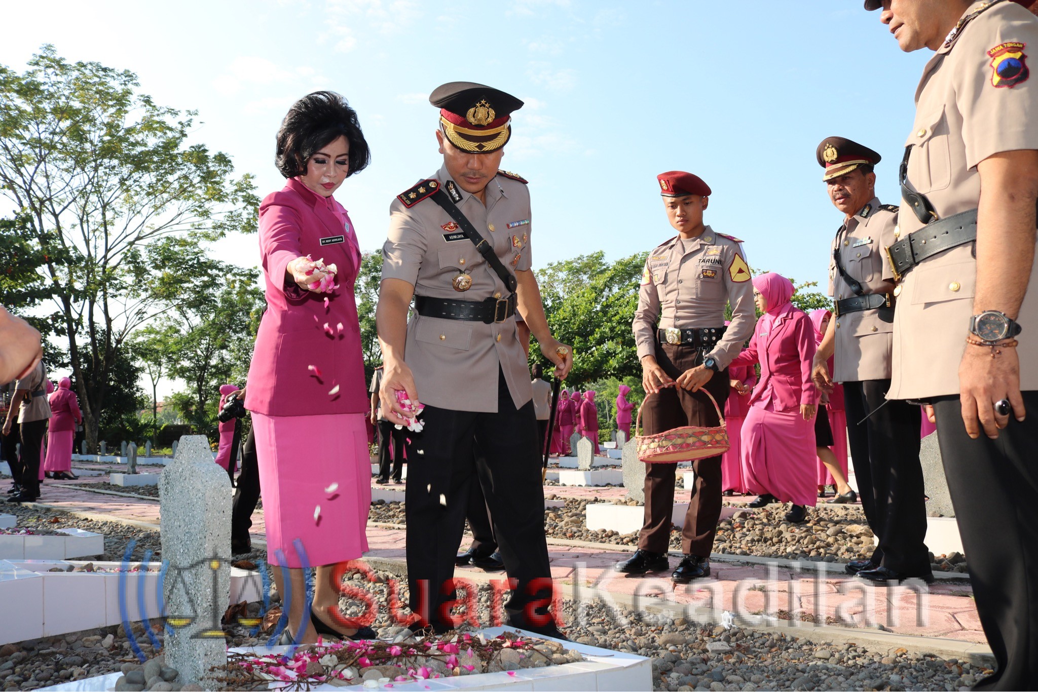 Kapolres Kendal Pimpin Ziarah Ke TMP Kusuma Jati