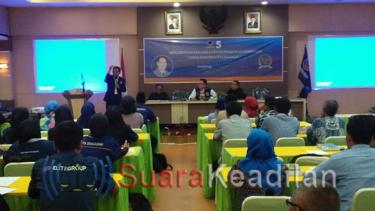 Sosialisasi Empat Pilar, Fadholi Meminta Kader Nasdem Amalkan Nilai Kebangsaan