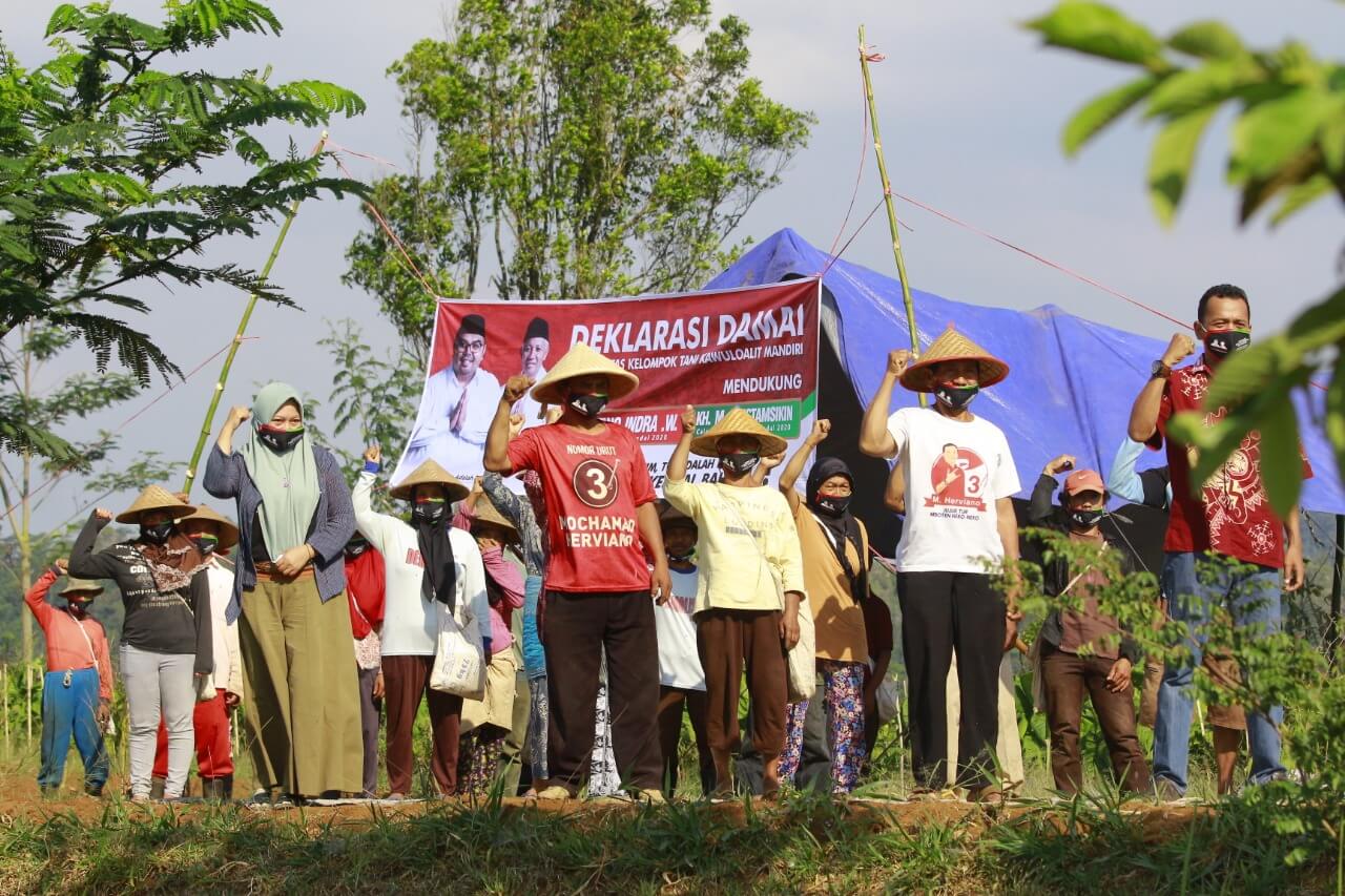 Kelompok Tani dan Paguyuban Seni Dukung Pasangan TIM
