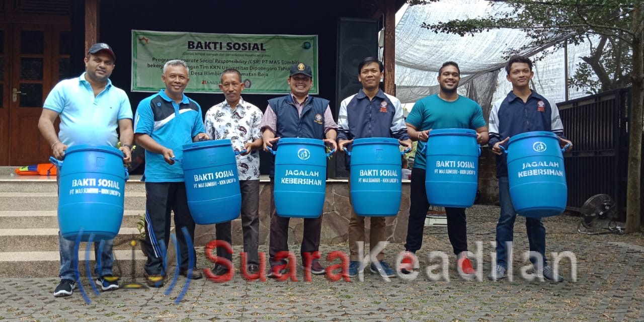 KKN Tim II Undip Desa Blimbing  Baksos Tong Sampah – Cek Kesehatan Gratis