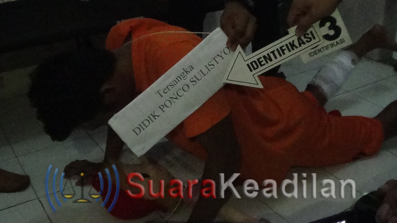 Tangisan Tersangka Warnai Saat Rekonstruksi 10 Adegan Pembunuhan Wanita di Cor