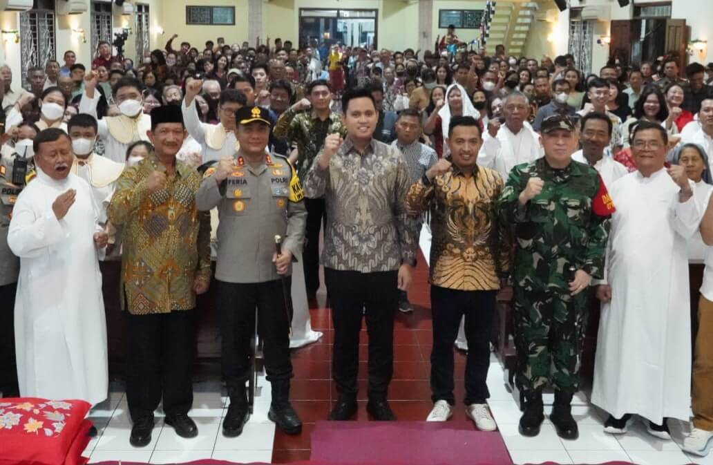 Pantau Pelaksanaan Natal, Forkopimda Ingin Berikan Rasa Aman Kepada Umat Kristen
