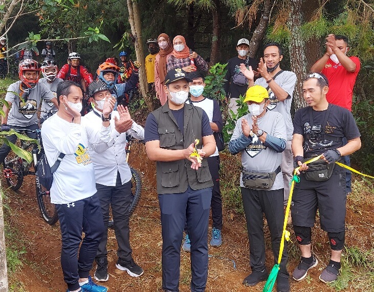 Bupati Dico Resmikan Camp Dan Track Sepeda Kenjuran- Kaliwayang
