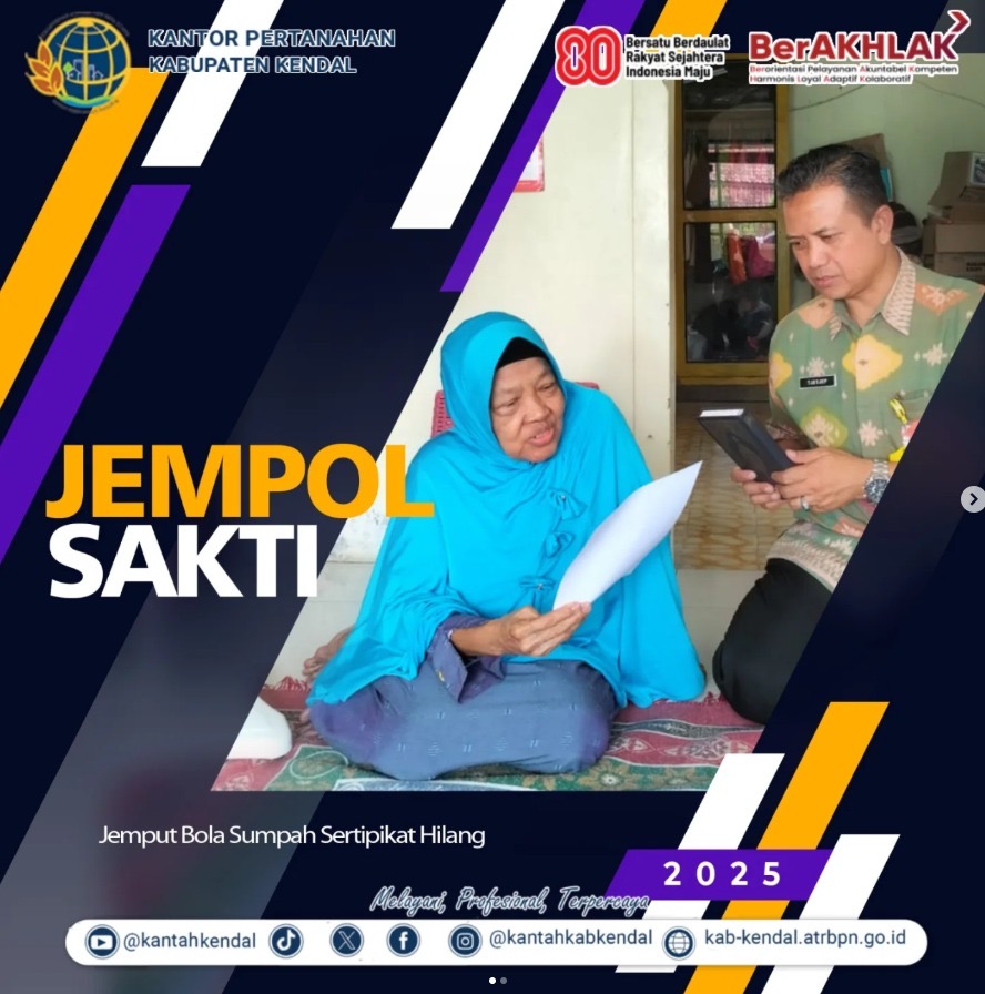JEMPOL SAKTI – Jemput Bola Sumpah Sertipikat Hilang Di Desa Tambakrejo Kecamatan Patebon
