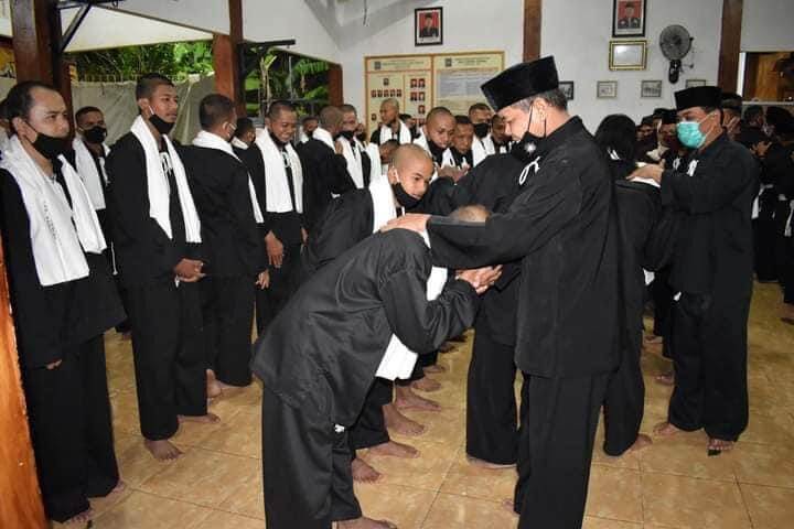 Ikuti Protokoler kesehatan, Wisuda PSHT Kendal Dilakukan Tiga Kali