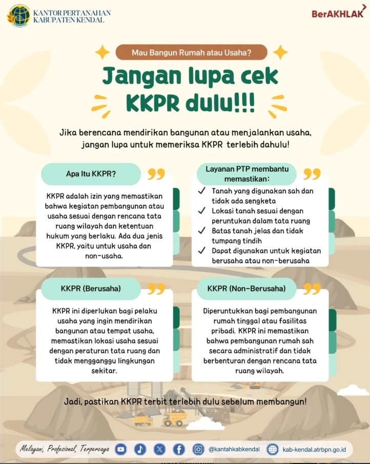 Lupa Cek KKPR Dulu