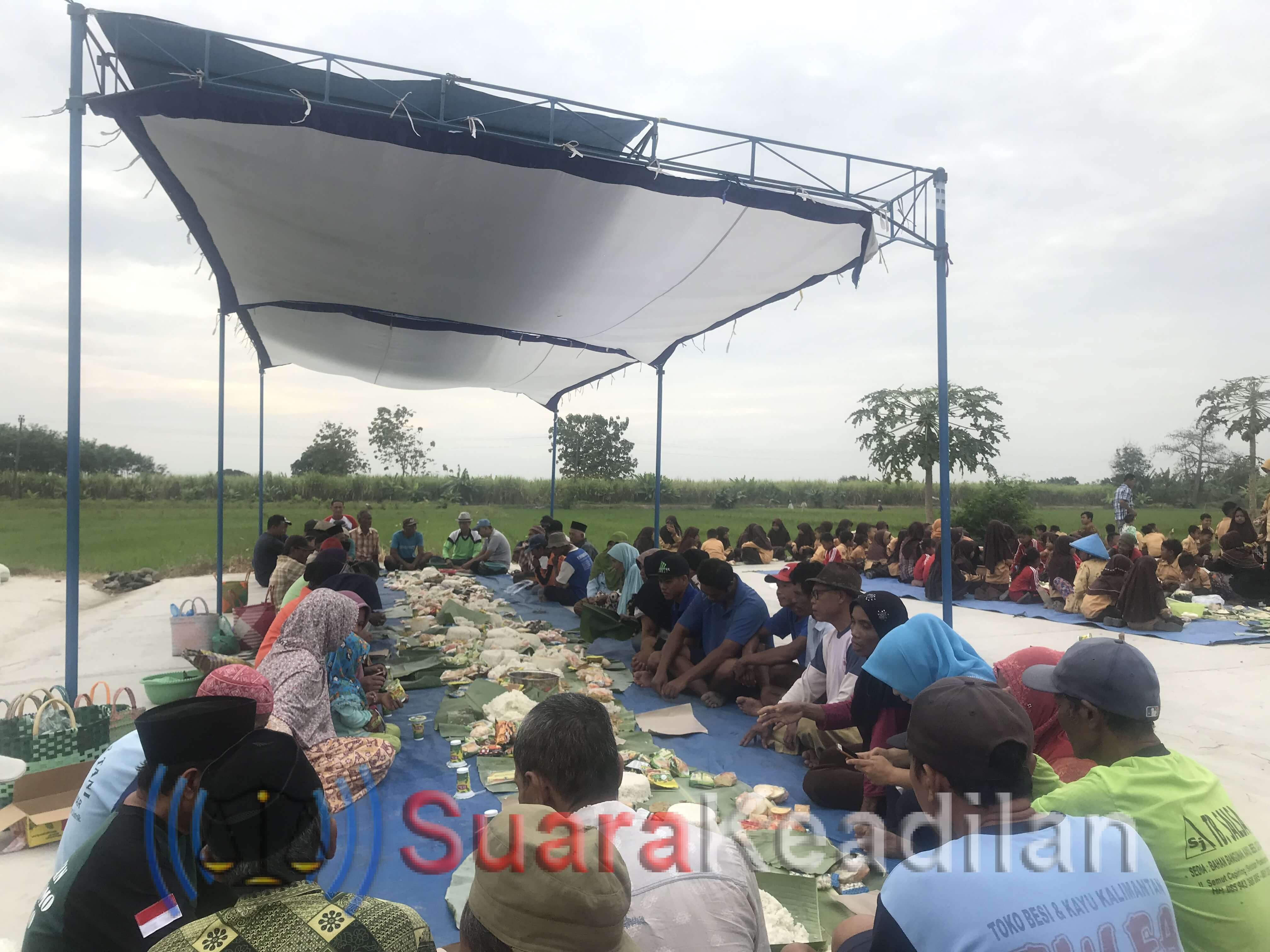 Tradisi Tingkep Tandur Desa Margorejo, Petani Doa Bersama Agar Hasil Panen Melimpah