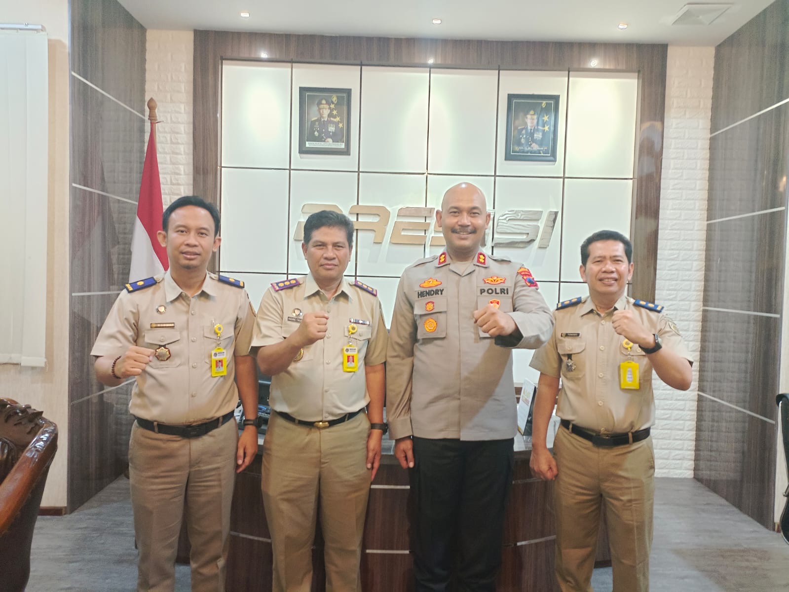 Kantah Kendal Menjalani Silahturami Dengan Kapolres Kendal
