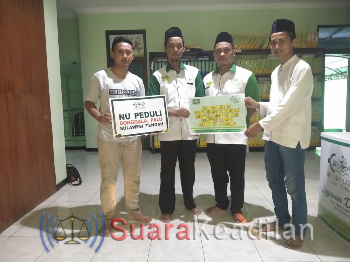 UPZIS Kendal Kota Salurkan Donasi Untuk Gempa Donggala, Sigi dan Palu