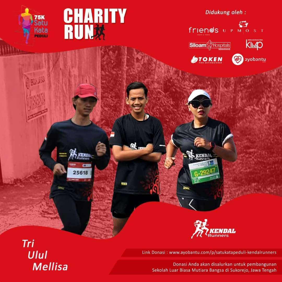 Gelar Charity Run, Satu Kata Peduli Ajak Masyarakat Berdonasi Untuk Pembangunan SLB Mutiara Bangsa
