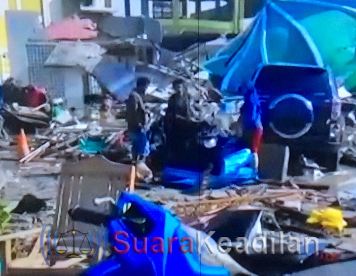 Korban Meninggal Akibat Gempa-Tsunami 832 Jiwa