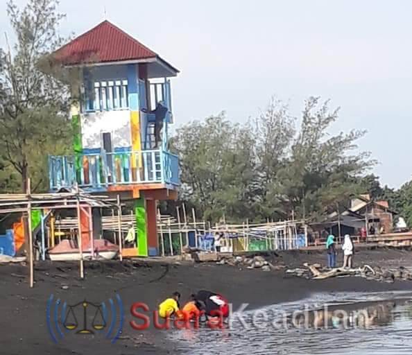 Ombak Besar, Pengunjung Pantai Sendangsikucing-WSI Turun Drastis