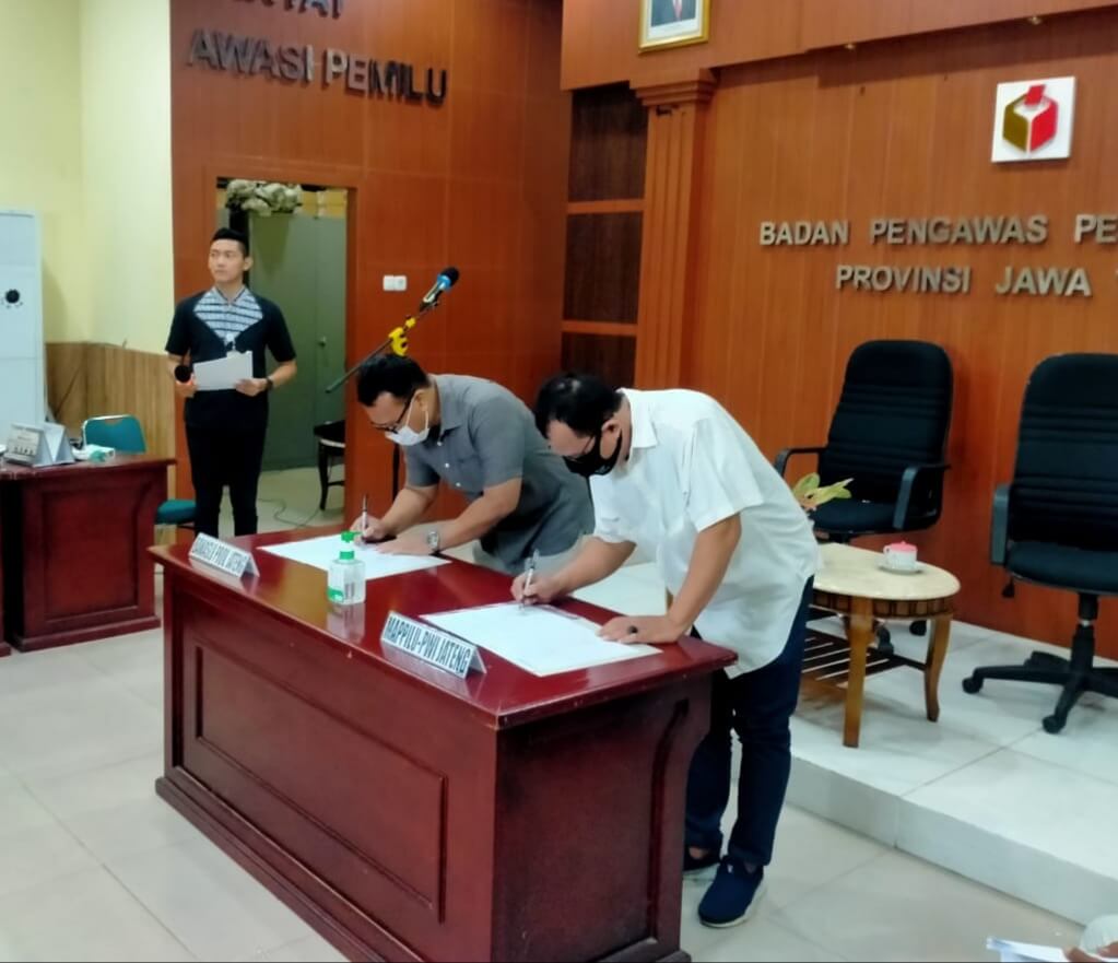 Mappilu-PWI dan Bawaslu Jateng MoU Pengawasan Pilkada
