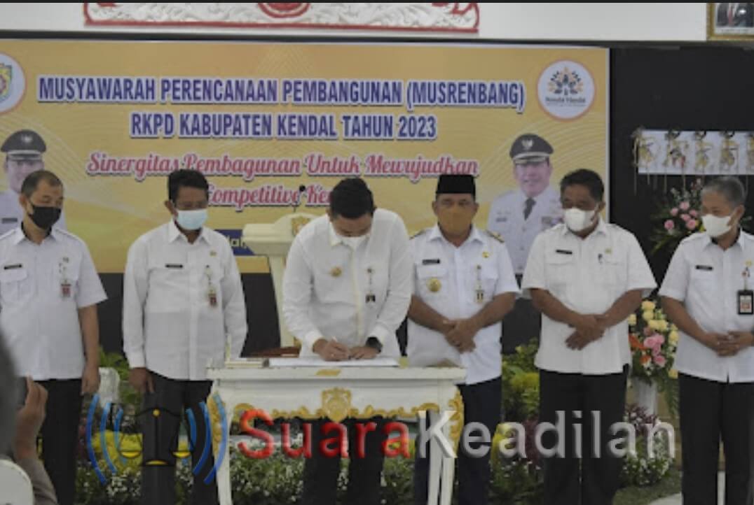 Bupati Minta Musrenbang Jadi Jembatan Wujudkan 4 Pilar Pembangunan Pemkab Kendal
