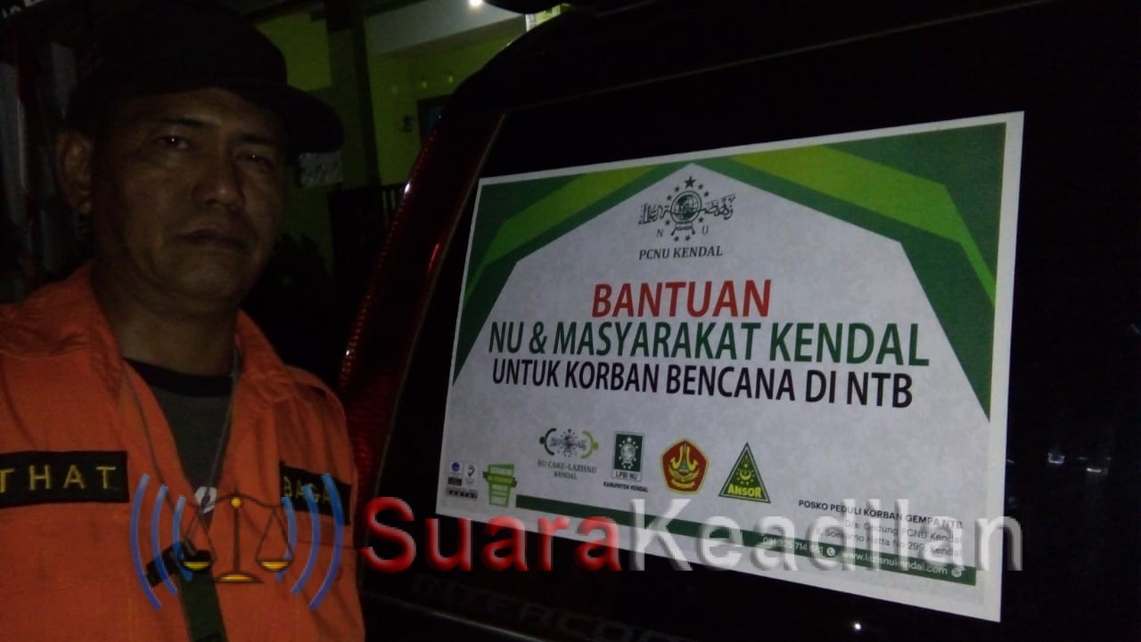PCNU Kendal Kirim Relawan Ke NTB
