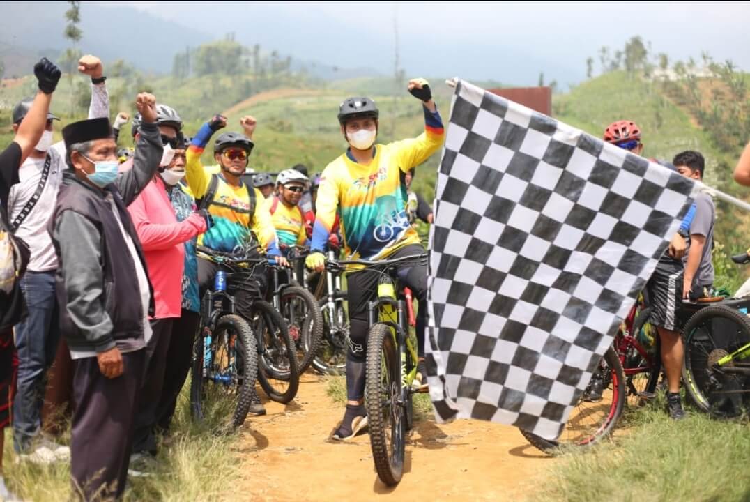Bupati Dico Resmikan, Kenjuran Jadi Kawasan Sport Tourism Bike Park