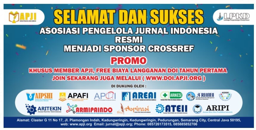 APJI Resmi mejadi yang SPONSOR Crossref