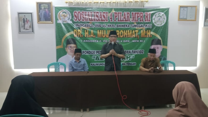 Mujib Rohmat Sosialisasi Empat Pilar Kebangsaan Dengan Ponpes Al Uswah Kaliwungu