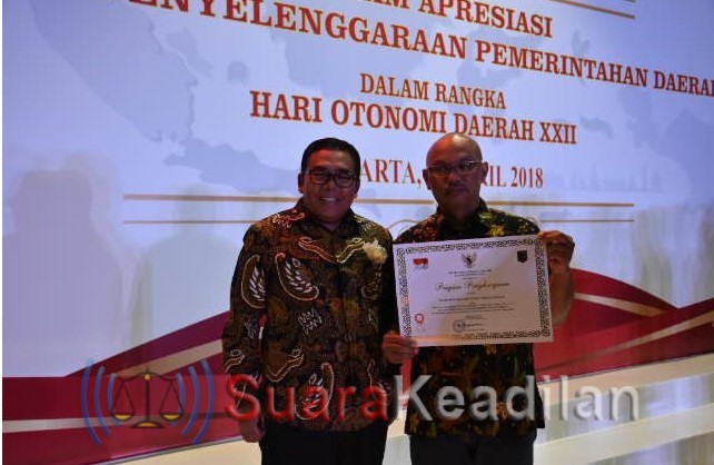 Dua Tahun Kerja, Asip Kholbihi Raih Apresiasi Kemendagri