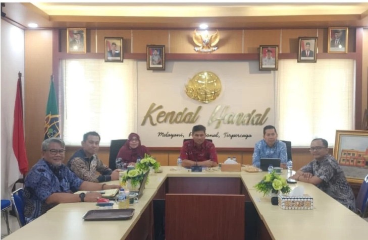 Kantah Kendal Hadiri Evaluasi Kinerja Oleh Kakanwil BPN Provinsi Jawa Tengah Secara Daring