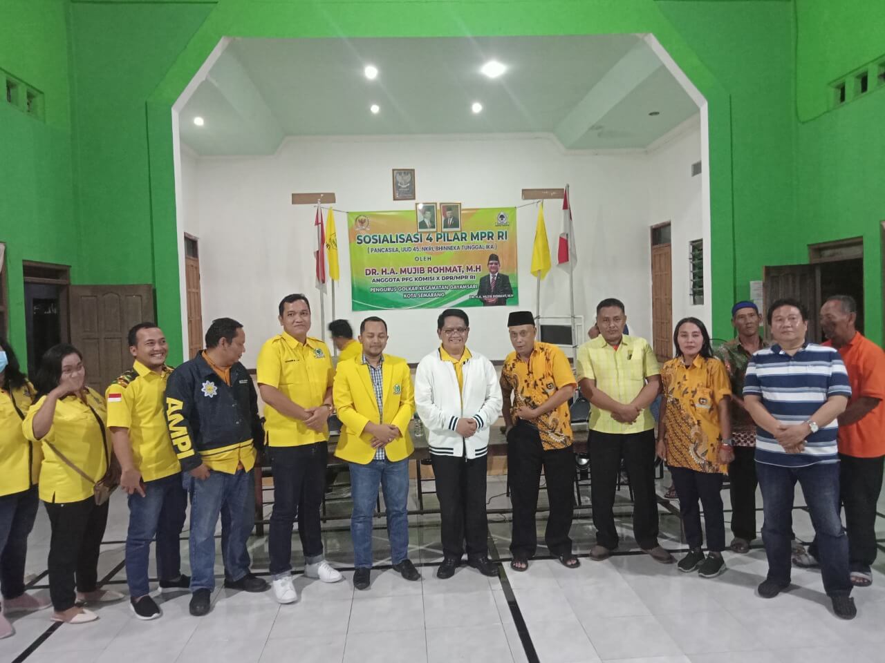 Mujib Rohmat Sosialisasi Empat Pilar Kebangsaan Di Gayamsari