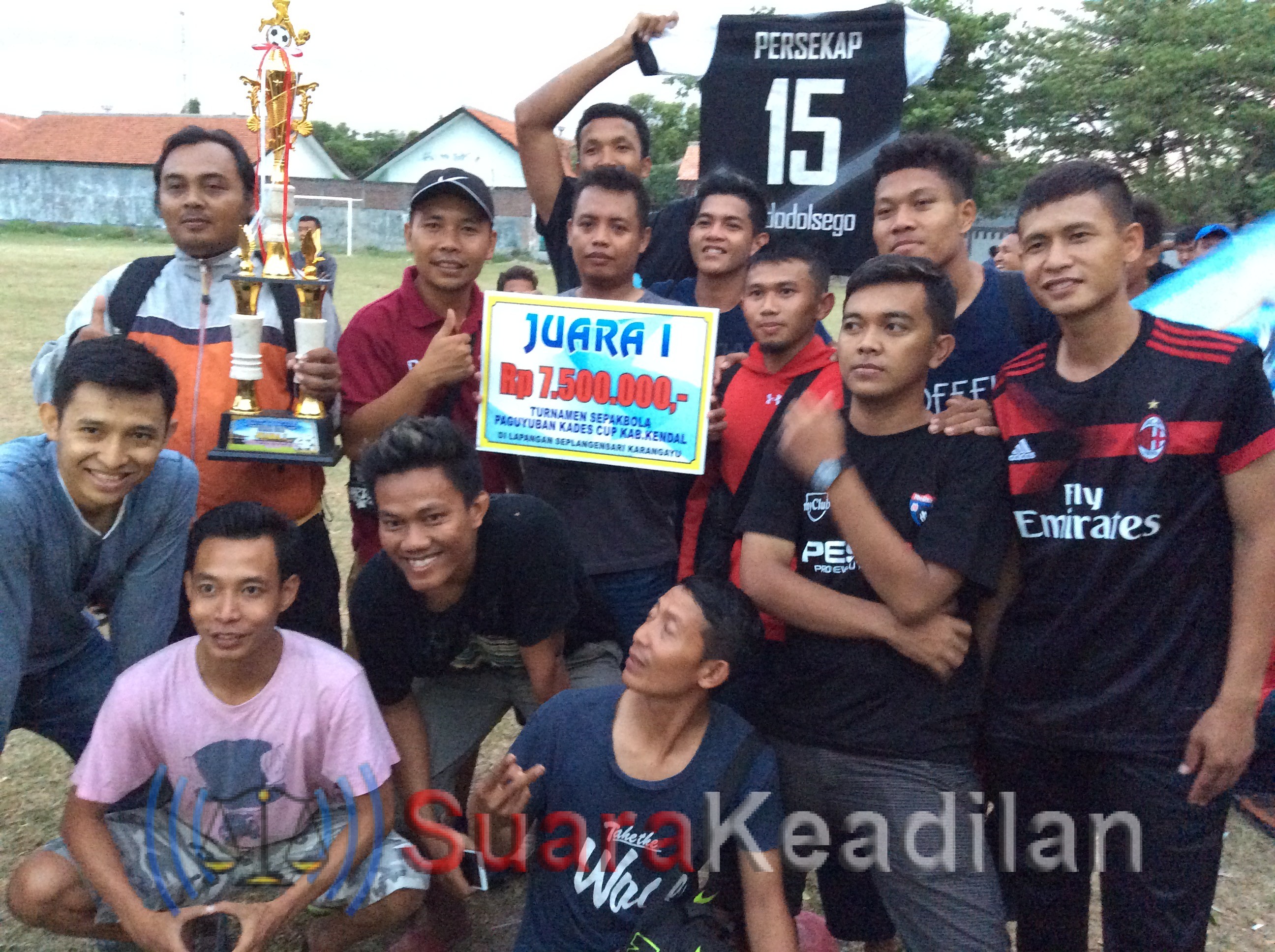Persekap Juara 1,  Turnamen Sepakbola Piala Paguyuban Kades 2018
