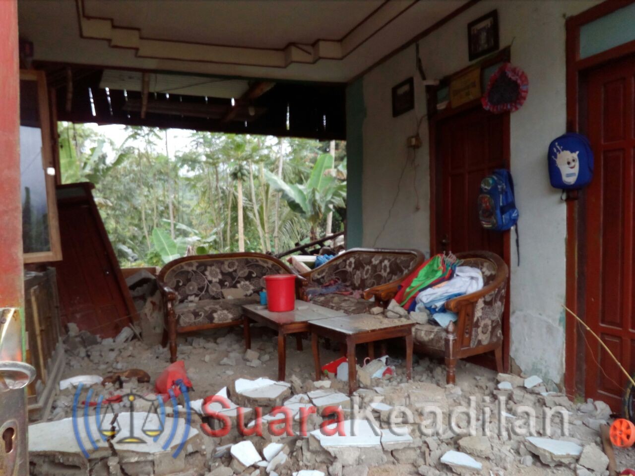 Banjarnegara Diguncang Gempa 4,4 SR, Rumah-Fasos Rusak