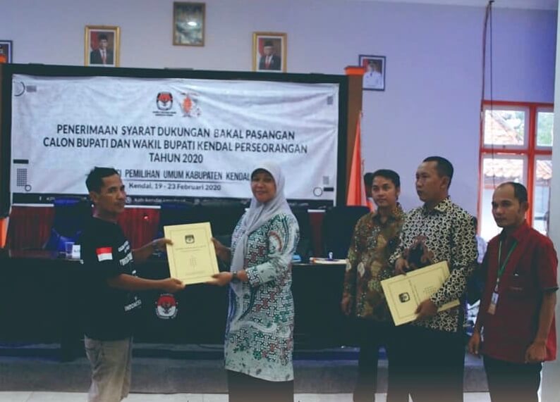 Pasangan SUER Kandas, Pilkada Kendal Tanpa Calon Independen