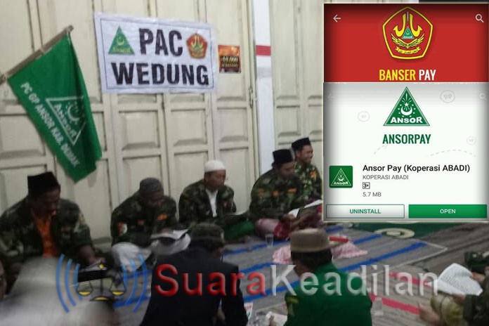 Peringati HARLAH GP ANSOR ke 84,PAC GPAnsor Demak Kota Luncurkan AnsorPay dan BanserPay
