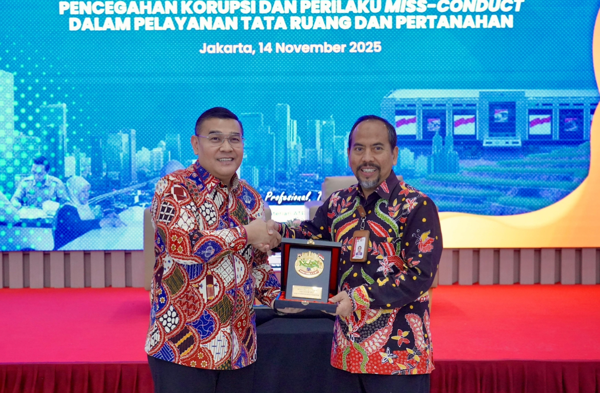 Kolaborasi ATR/BPN dengan KPK Tingkatkan Kualitas Layanan Pertanahan, Wamen Ossy: Harus Jelas, Terukur, dan Bebas dari Penyimpangan