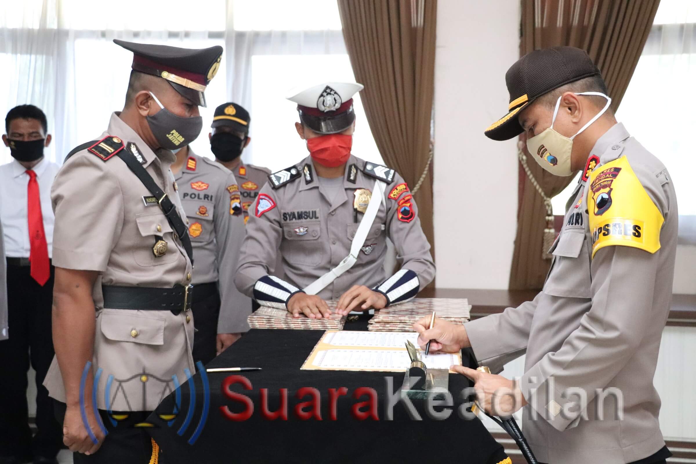 Sembilan Perwira Polres Kendal Dimutasi