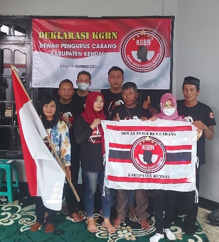 Deklarasi KGBN Cabang Kendal Diikuti Puluhan Pendukung