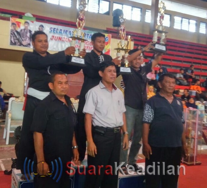 PSHT Ranting Patebon juara umum kejuaraan silat piala Dewan IX 2018
