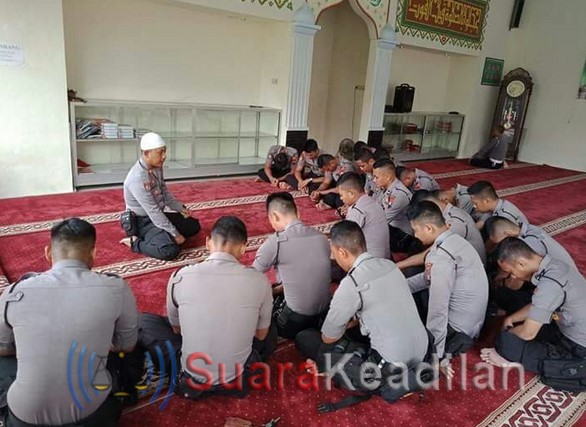Kasat Sabhara Bekali Kultum Kepada Anggotanya
