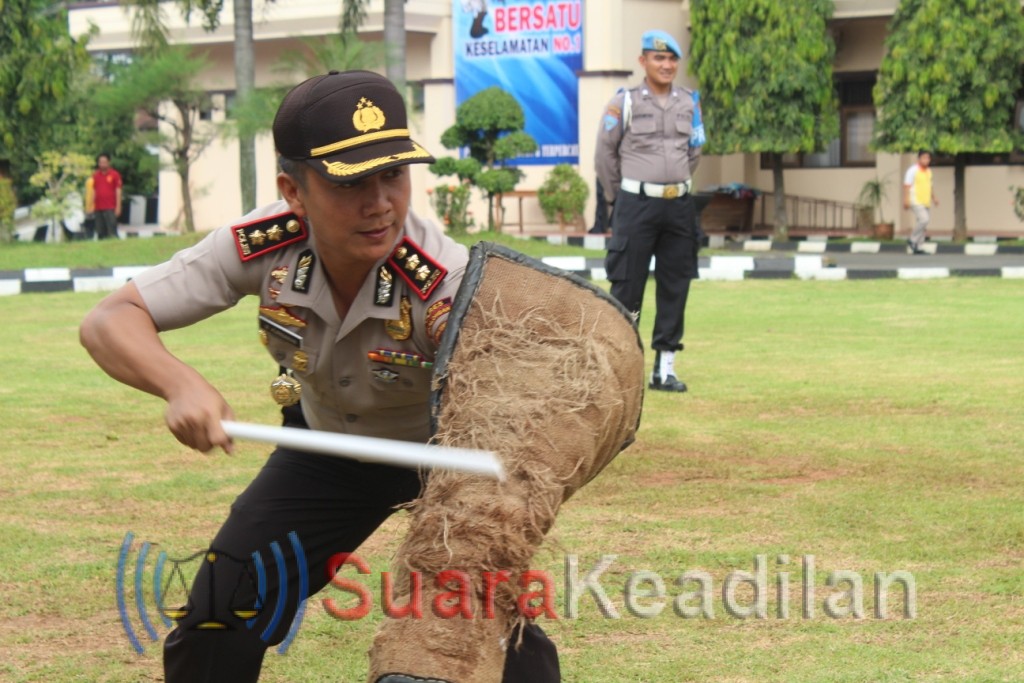 Jelang Pilkada Polres Pekalongan Terjunkan Unit Satwa K-9