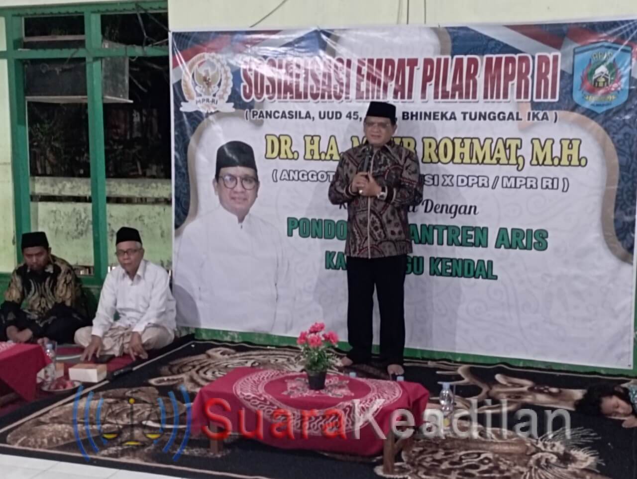 Mujib Minta Santri Ponpes Aris Amalkan Empat Pilar Kebangsaan