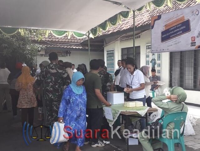 Kodim 0715-Jasindo Gelar Bazar Sembako Murah