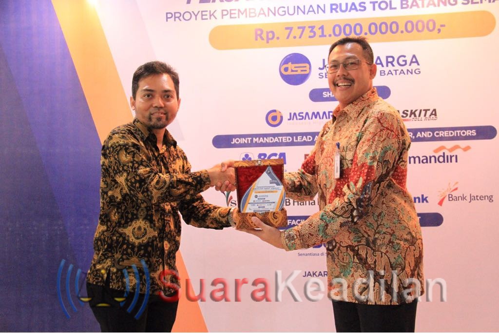 Tol Batang-Semarang Peroleh Pembiayaan Kredit Sindikasi Rp 7,7 triliun