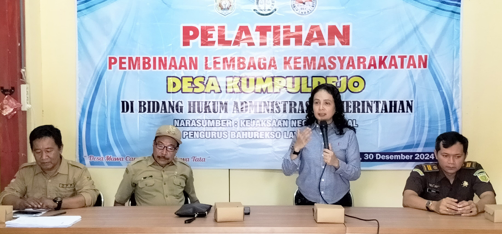 Pemdes Kumpulrejo, BLC – Kejari Kendal Kolaborasi Sosialisasi Pencegahan Penyelewengan Dana Desa