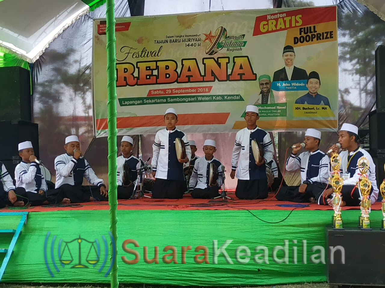 Jokowi-Habib Novel Gelar Festival Rebana