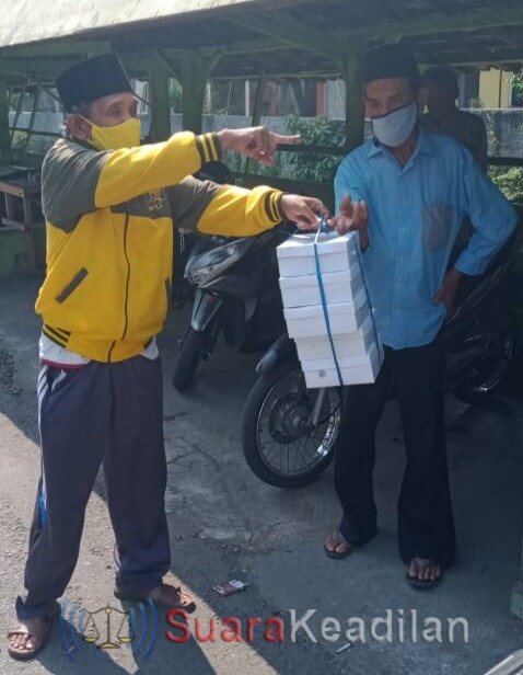 Empati Warga Terdampak Covid-19, MRF Bagikan Nasi Kotak