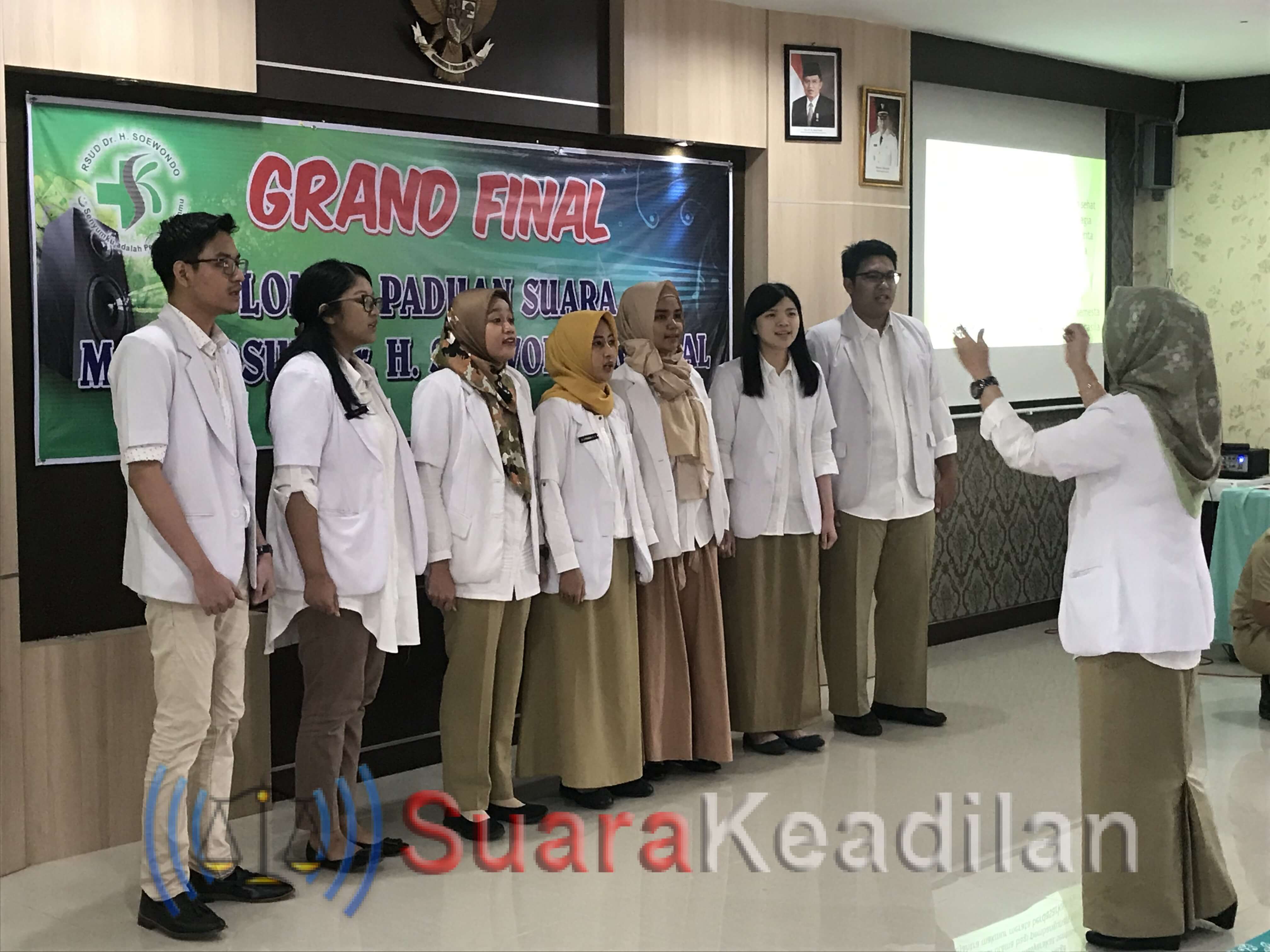Tim Anggrek Juara 1, Lomba Paduan Suara RSUD Dr H Soewondo Kendal