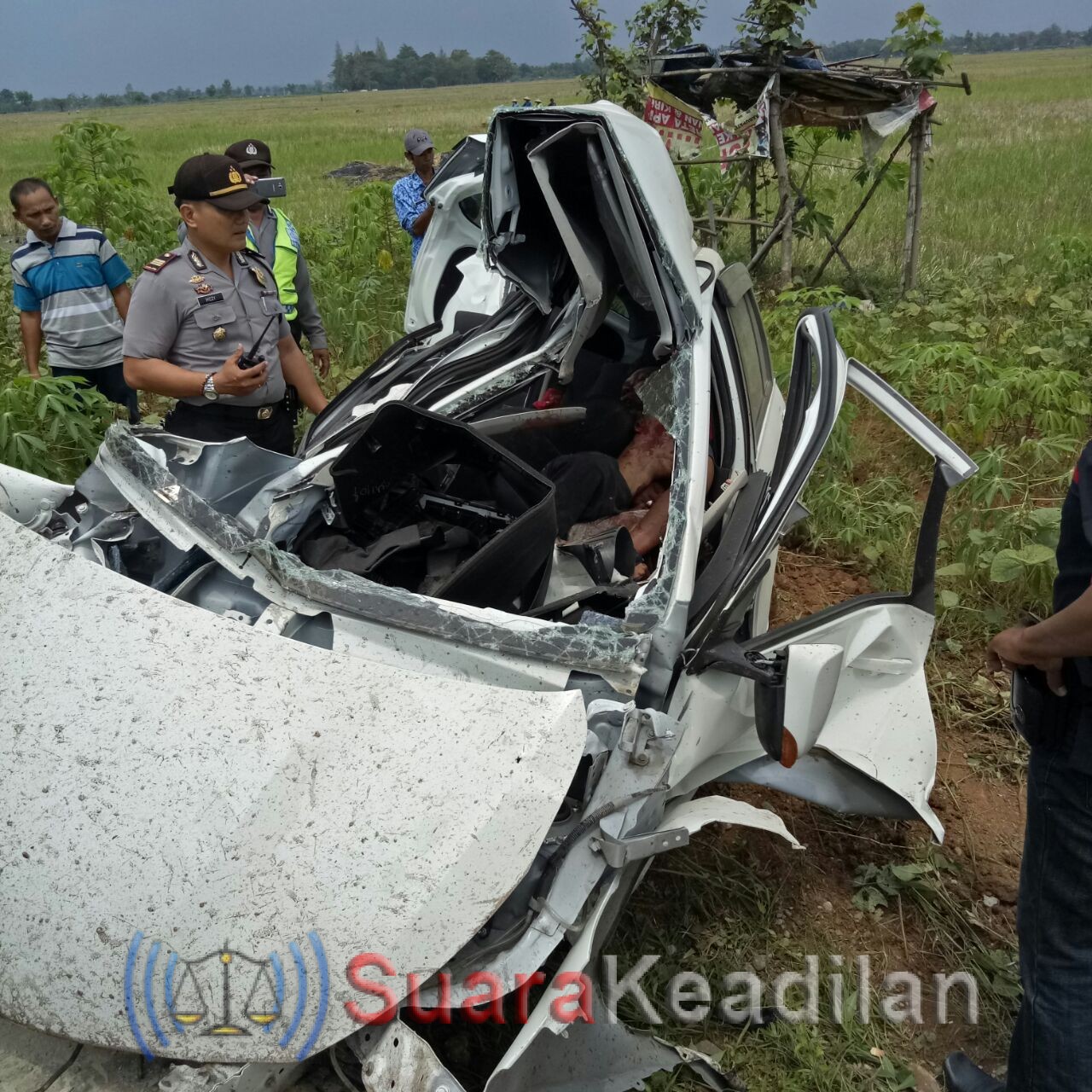 KA Ciremai Sambar Sigra Tewaskan 2 Orang