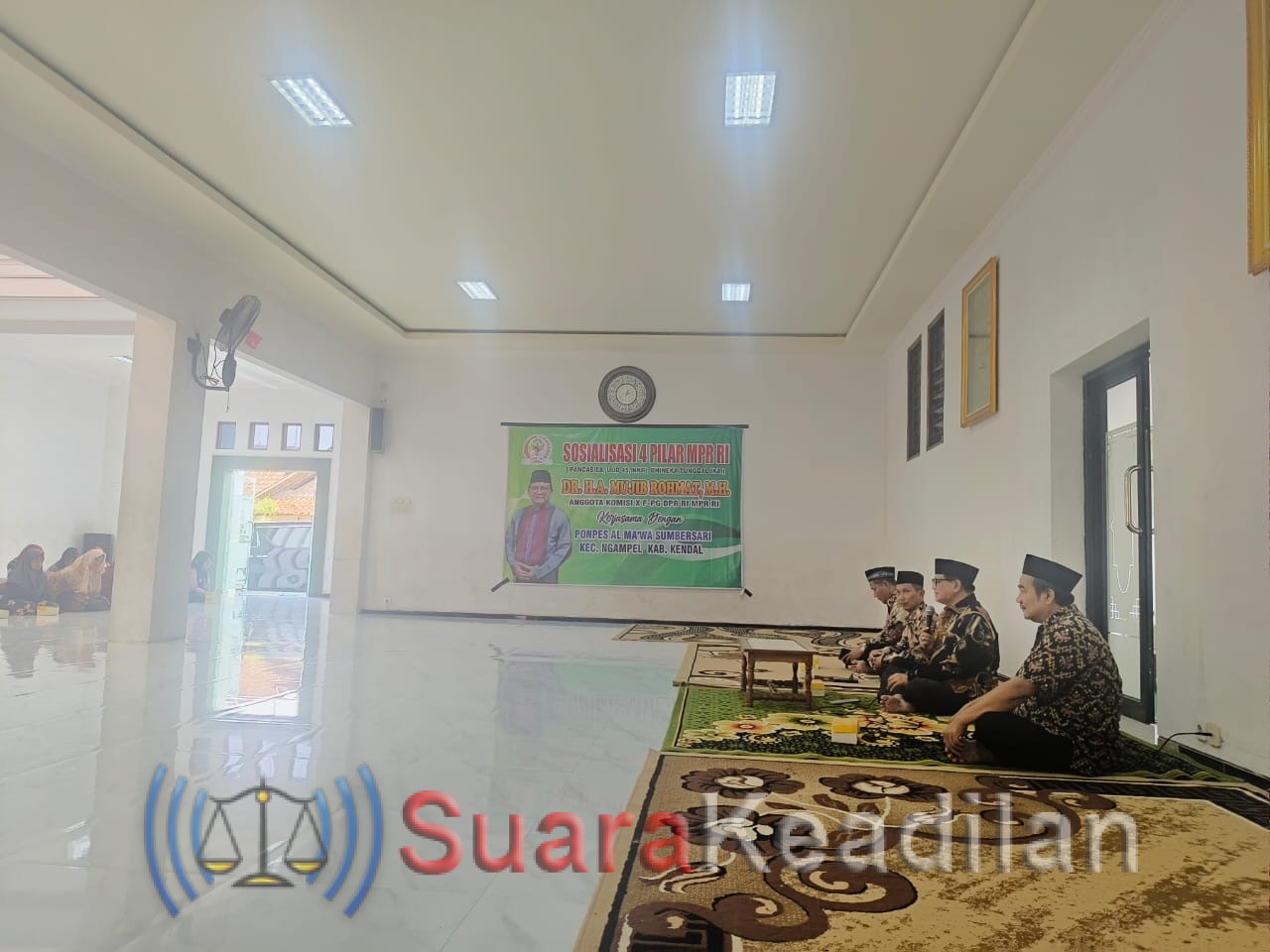 Santri Dan Pengajar Ponpes Al Ma’wa Berikan Sosialisasi Empat Pilar Kebangsaa