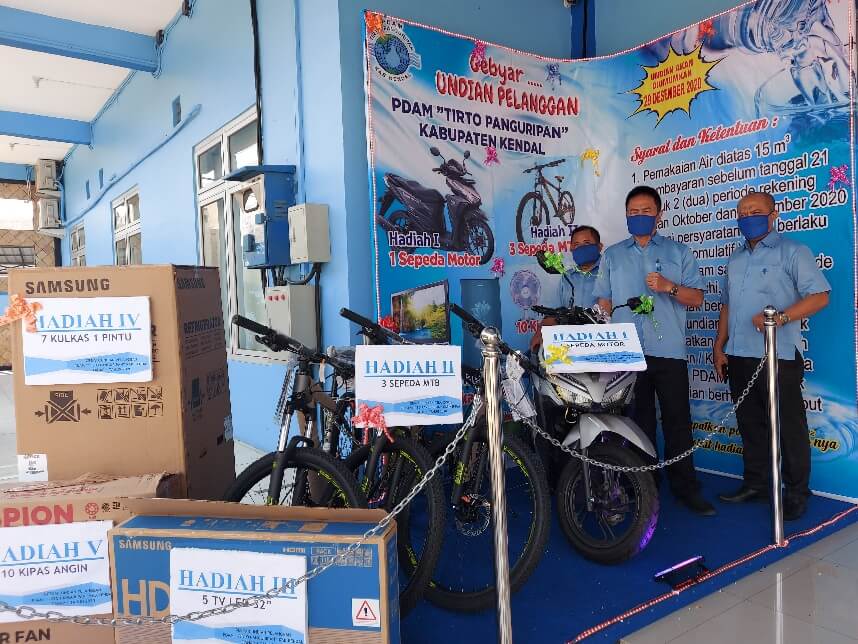 PDAM Tirto Panguripan Gelar Undian Hadiah Pelanggan Pertama, Total Hadiah Rp 100 Juta