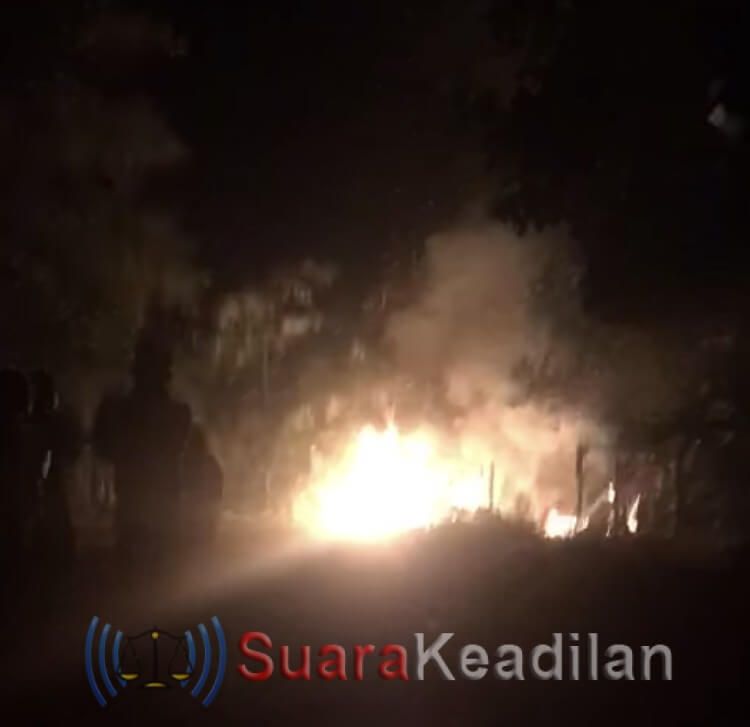 Empat Rumah Terbakar Saat Lebaran
