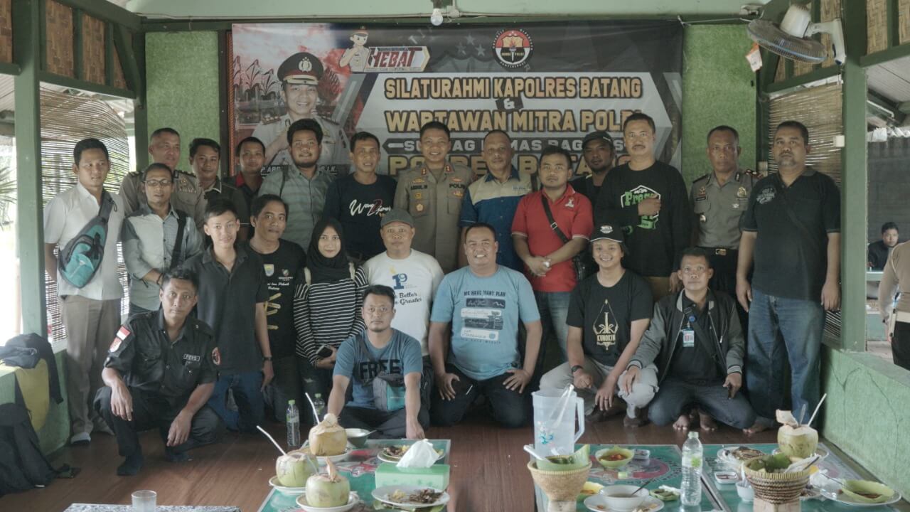 Kapolres Batang Libatkan Rekan Pers Berkompeten Jaga Kondusifitas